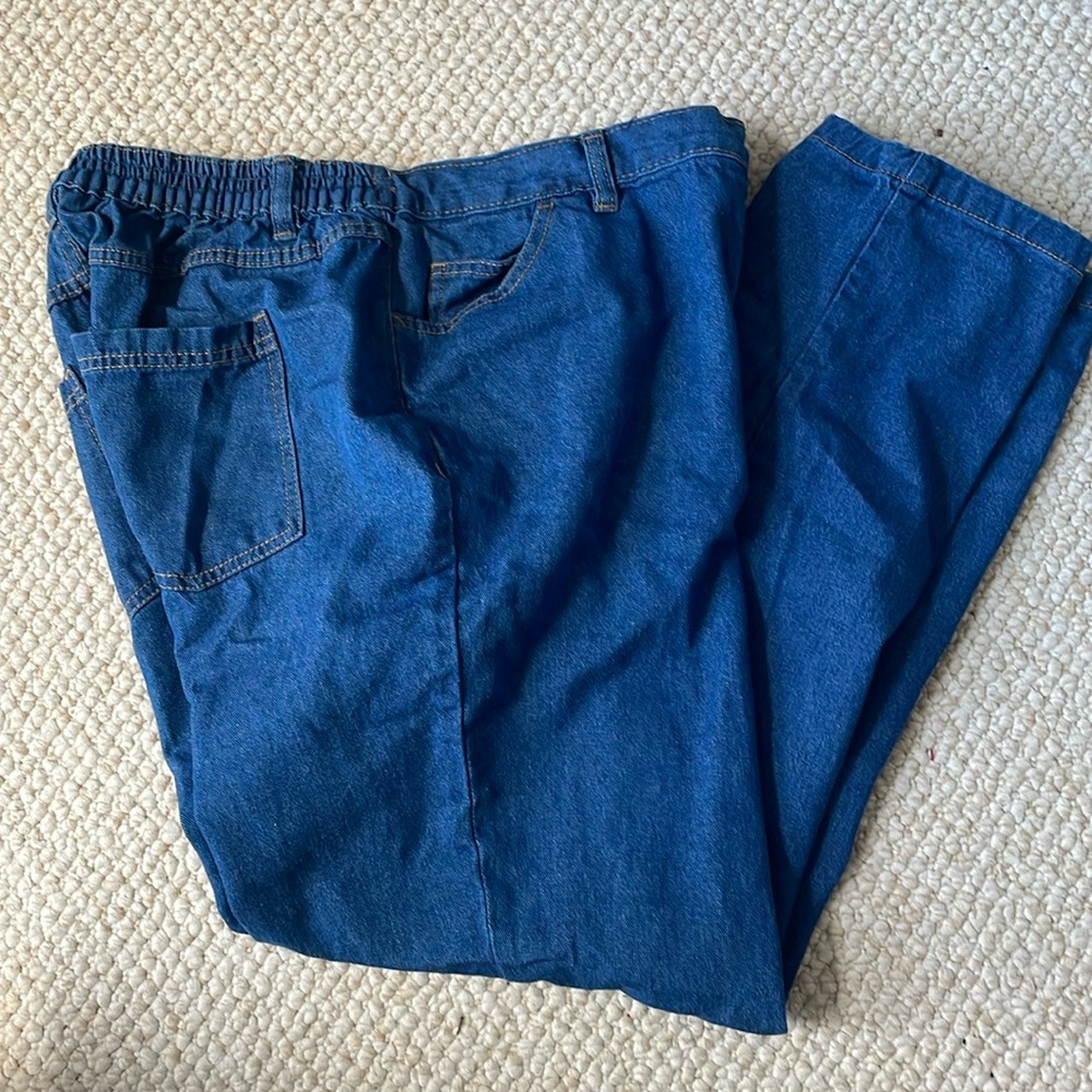 Woman Within 16W straight leg denim. Like new- worn once.